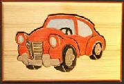 Holzpuzzle-Auto