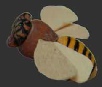 Blumenstecker Biene-aus-Holz